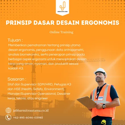 Prinsip Dasar Desain Ergonomis
